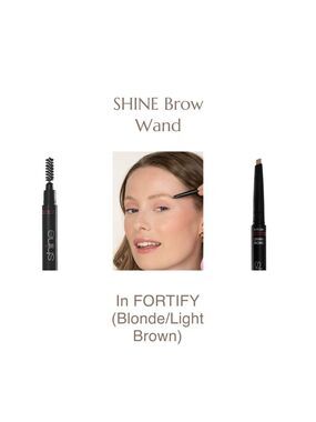 NIB Shine Brow Wand in Fortify (Blonde/Light Brown)